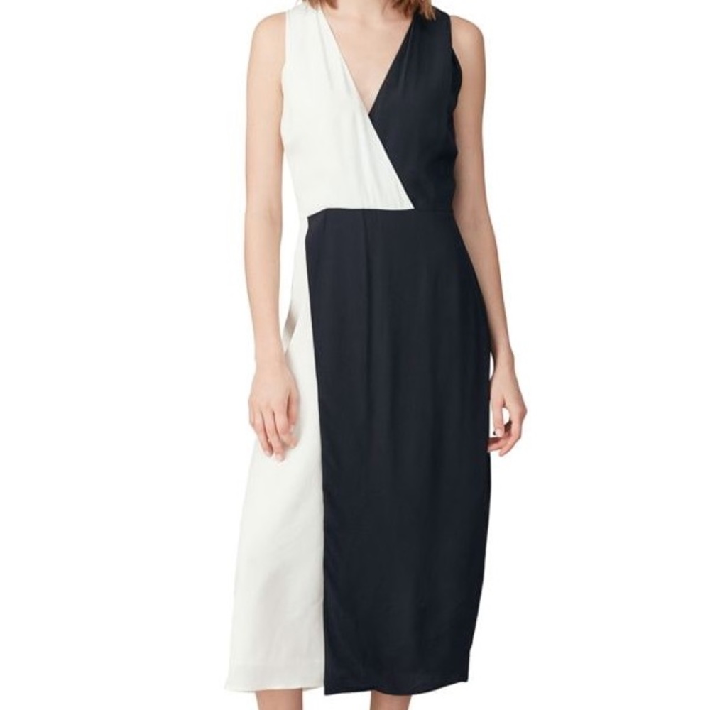 Equipment Galane Colorblock Dress